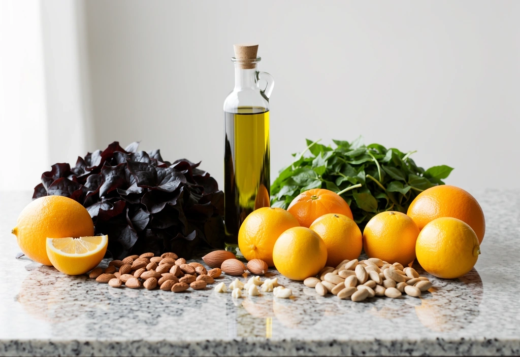 Ingredientes frescos e saudáveis